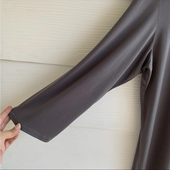 Planet Lauren G Grossman tunic top one Size Scoop Neck Asymmetric - Picture 5 of 10